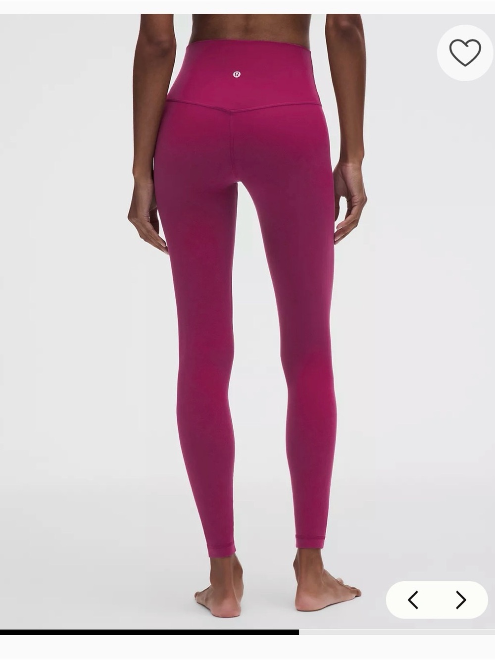 lululemon athletica High-Rise Full-Length leggings in Magenta